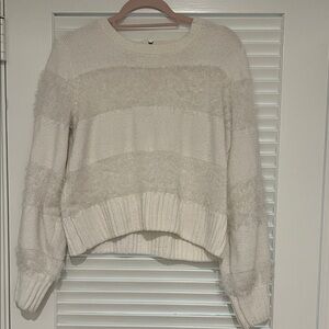 Hippie Rose Cream Textured Sweater